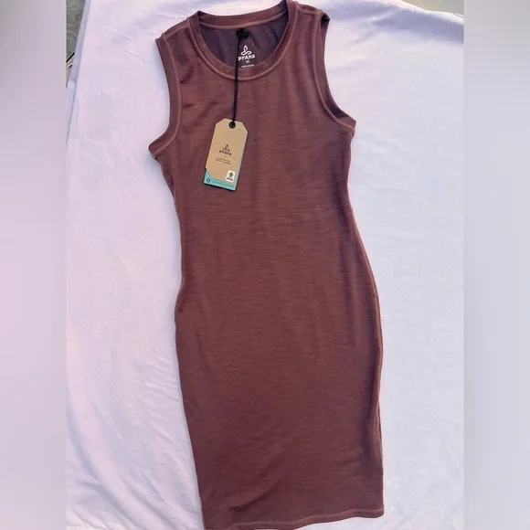 Prana Body Contour Becksa Mauve Dress NWT - Picture 2 of 8